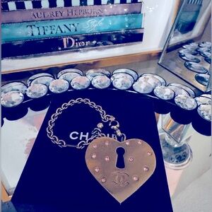 Chanel Heart Bag Charm